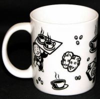 JAVA CAFE Old Fashioned Coffee Mug